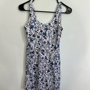 H&M Blue Floral Dress